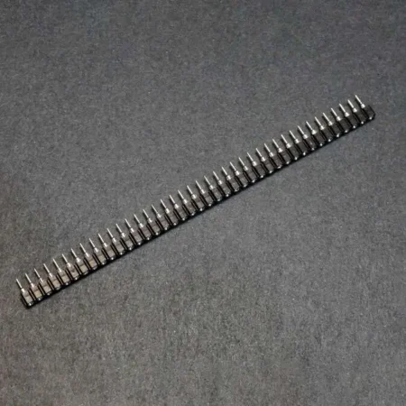 Round Pin Headers Female 2.54mm : 40-Pin, Straight, Black, 7.5mm