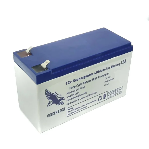 Rechargeable Li-ion Battery 12V 12A with BMS Replacement For Acid Battery