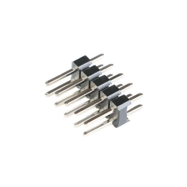 Pin Headers Male 2.54mm : 2x5Pin, Straight, Black, 11mm