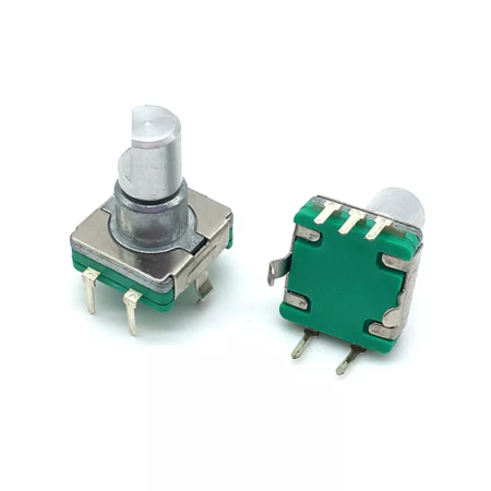 EC11 Rotary Encoder With Push Button Switch 5pin 10mm Half Shaft
