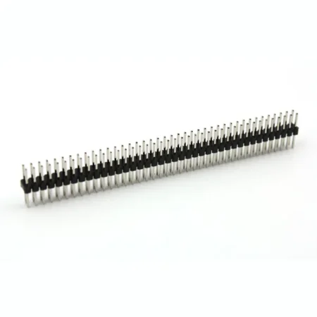 Pin Headers Male 2.54mm : 2×40-Pin, Straight, Black, 11mm