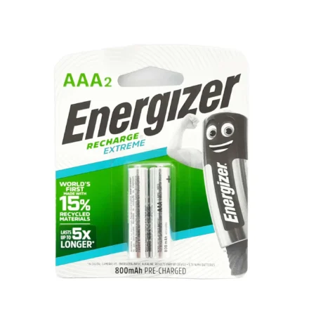 Energizer Rechargeable AAA Batteries 800mAh (Pack of 2)