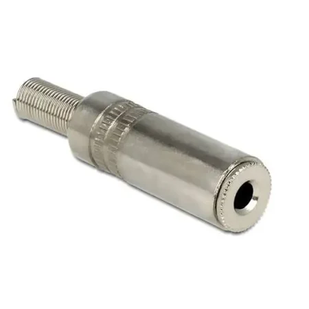 AUX Metal 3.5mm Female Jack Solder Wire Connector