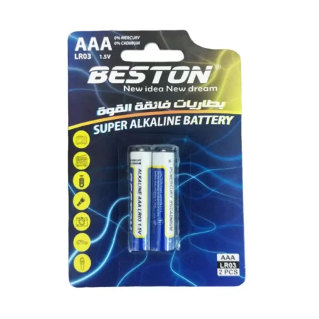 BESTON Alkaline Battery AAA 1.5V (2 Pcs)