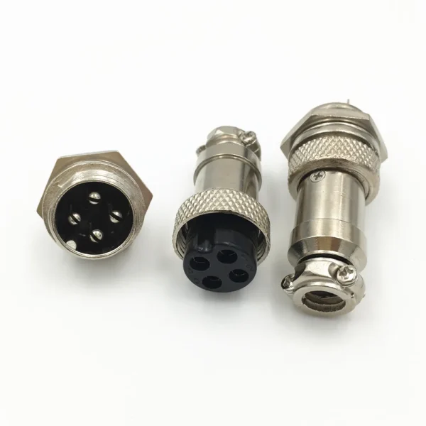 Chassis Connector (Male-Female) GX16-4 pins