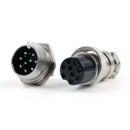 Chassis Connector (Male-Female) GX16-9 pins