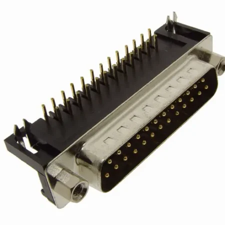 D-type connector Male Right Angle for PCB (25 pins)