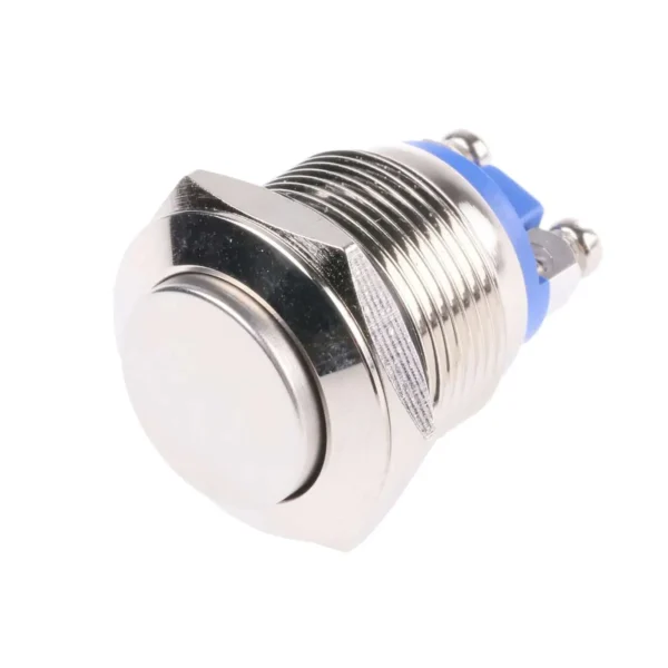 Metal Momentary Push Switch On/Off Waterproof 19mm (High Head)