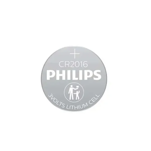 PHILIPS Coin Cell Battery CR2016 3V Lithium