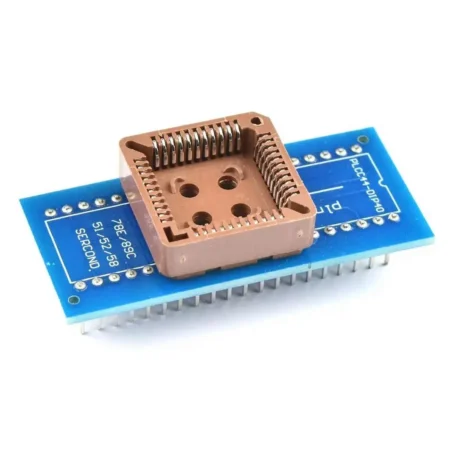 PLCC44 TO DIP40, Pitch 1.27mm IC Programmer Adapter