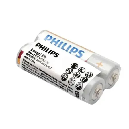 PHILIPS Battery R03L2F/97 1.5V AAA (2Pcs)
