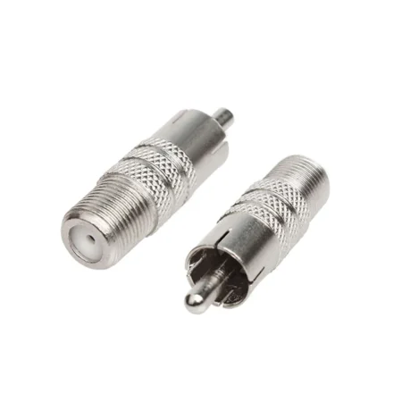 RCA Male to F-Type Female Connectors on Coax cables