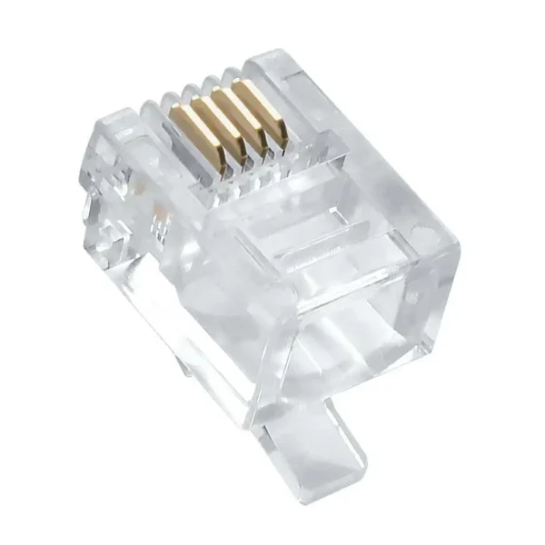 Rj11 6P4C Modular Plug for Telephone Cable (5 Pcs)