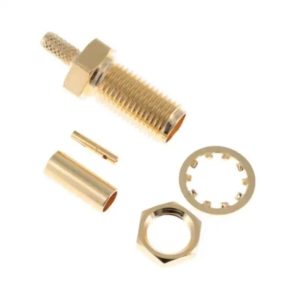 SMA Connector Jack Female Crimp Type for Cable