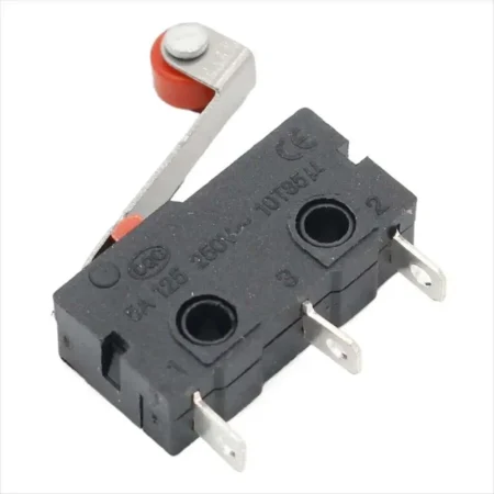 SPDT Micro Limit Switch Roller Lever 5A 3 pins Dim:20*6mm