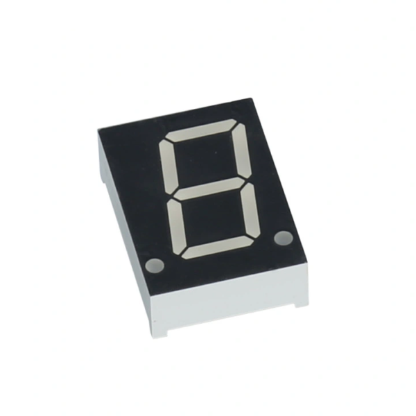 Single Digit 7 Segment Red Led Display 0.6 inch Common Anode 6011BS