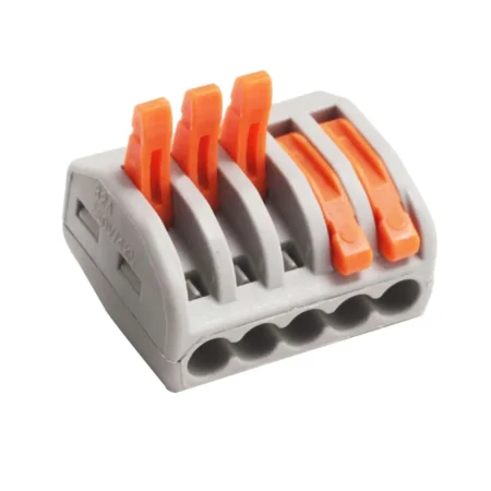 WAGO Connector PCT-215 Push-In Terminals for Cable Connection 5 Pin