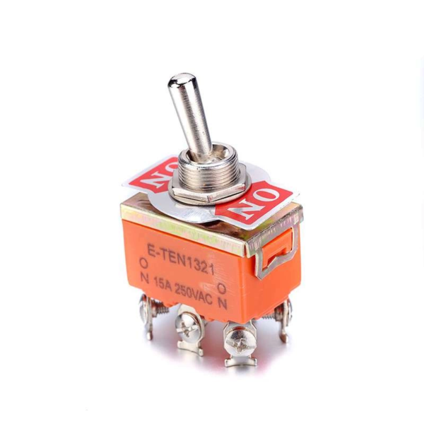 (ON/OFF) Toggle Switch 6 Pins 15A E-TEN1321