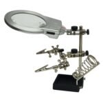 Multifunctional LED Helping Third Hand Magnifying PCB & Soldering Iron Stand MG16129-A