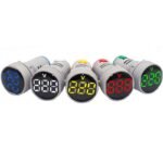 Indicator Light Voltmeter AD101-22VM Round Shape