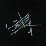 Screw M3mm*8cm + Nuts (10Pcs)