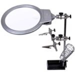Multifunctional LED Helping Third Hand Magnifying PCB & Soldering Iron Stand MG16129-B