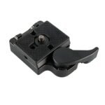 Quick Release Plate Clamp Adapter for Camera Tripod with 200PL-14S-B Compatible Plate