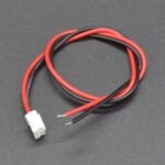 Data Cable JST 2 Pin 2mm with 20cm Red & Black Wire (One Side Terminal)