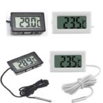 Digital Thermometer Sensor LCD Display-Waterproof Probe (Not Including Batteries)