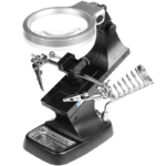 Multifunctional LED Helping Third Hand Magnifying PCB & Soldering Iron Stand TH-7023(B)