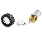 MiniQ Motor Wheel Set (Motor +Wheel 18mm +Bracket) for N20 Gear Motor