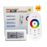 Touch Screen LED RGB Controller 2.4G 12-24VDC 6A