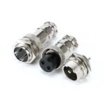 GX16 – 2 Pole Metal Male Female Panel Connector