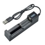 USB Battery Charger 1Cell For 16340 14500 18650 26650 Battery