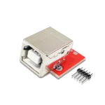 USB Type B Female to 2.54mm Header Breakout Module