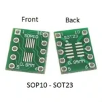 SMD Adapter PCB Board SSOP/SOP TO DIP (SOP10 – 0.5mm)-(SOT23-0.95MM)