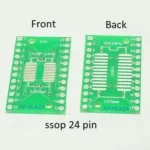SMD Adapter PCB Board SSOP/SOP TO DIP (SSop24 – 0.65mm)-(SOP24-1.27MM)