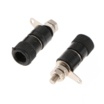 Banana Plug 4mm – Female – BLACK Color