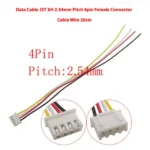 Data Cable JST XH 2.54mm Pitch 4pin Female Connector Cable Wire 20cm