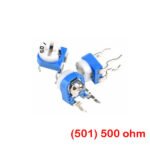 Top Adjust 500 Ohm Carbon Trimmer Potentiometer (RM065)