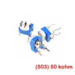Top Adjust 50k Ohm Carbon Trimmer Potentiometer (RM065)