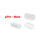 Data Terminal Male 6 Pin Connector JST XH 2.54mm On PCB