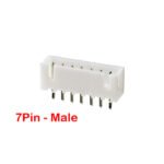 Data Terminal Male 7 Pin Connector JST XH 2.54mm On PCB