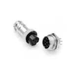 GX16 – 8 Pole Metal Male Female Panel Connector