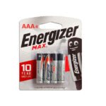 4Pcs Battery AAA 1.5V – Alkaline Energizer® Max Original