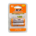 MP Rechargeable Battery AA Ni-MH 1400mAh 1.2V (2pcs)