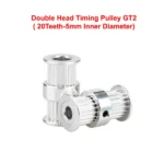 Double Head Timing Pulley GT2 ( 20Teeth-5mm Inner Diameter)