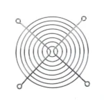 Metal Fan Guard (12x12cm)
