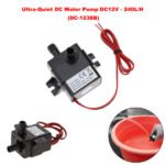 Ultra-Quiet DC Water Pump DC12V – 240L/H (DC-1238B)