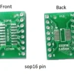 SMD Adapter PCB Board SSOP/SOP TO DIP (SSop16 – 0.65mm)-(SOP16-1.27MM)